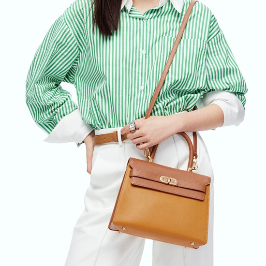 Leather shoulder crossbody bag handbag - Memoo.com