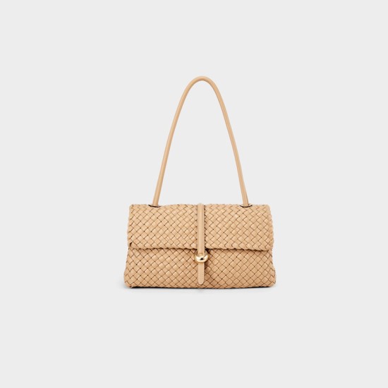 Hand woven shoulder bag