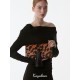 Leopard tassel detachable shoulder strap vintage clutch underarm bag - Memoo.com