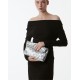 Silver sequin bag niche clutch women - Memoo.com