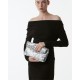 Silver sequin bag niche clutch women