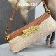 Cannes afternoon lazy cheetah straw armpit bag - Memoo.com