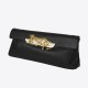 Sheepskin armpit countess cheetah clutch - Memoo.com