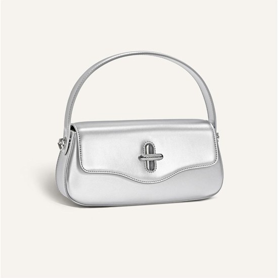 Shoulder bag crossbody bag bag feminine hand-held crescent baguette bag