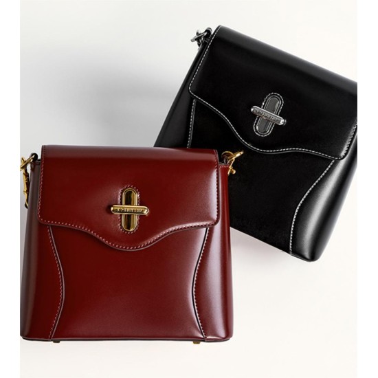 One-shoulder crossbody bag womens modern box bag - Memoo.com