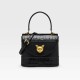 Leather pouch cat head crossbody bag - Memoo.com