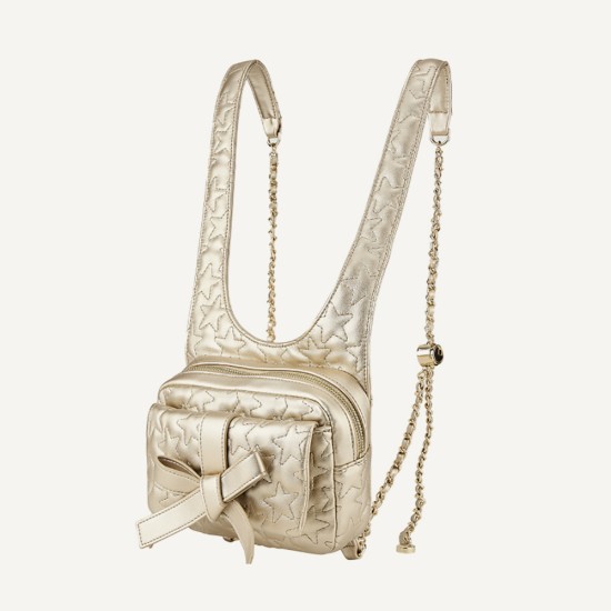 Backpack women's bow chain shoulder bag