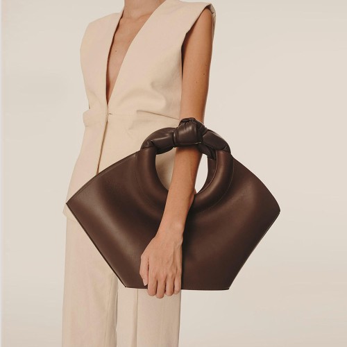 straw bag with leather handles