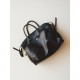 Commuter bag leather designer handbag