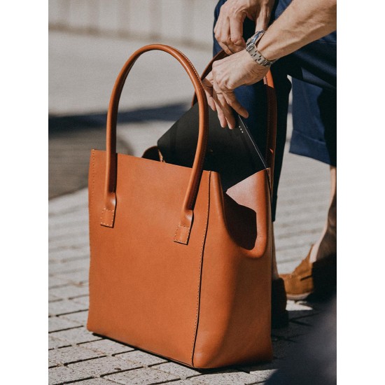 Mens handbag, shoulder laptop bag, top layer cowhide tote bag - Memoo.com