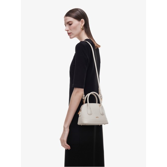 Leather shoulder bag, crossbody bag, shell bag - Memoo.com