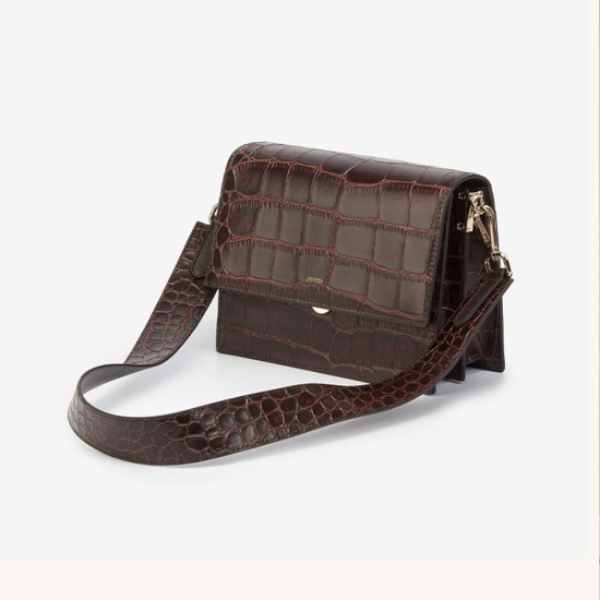 Crocodile patterned small square bag for women - Memoo.com