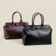 Cowhide large-capacity hand-held commuter bag shoulder bag - Memoo.com