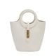 Cowhide hand-held bucket bag female niche sense of luxury - Memoo.com