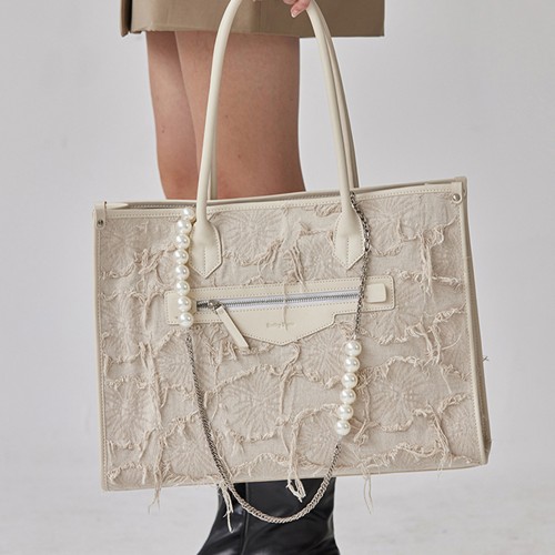 embossed leather bag