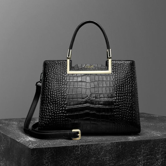 Crocodile patterned crossbody bag - Memoo.com