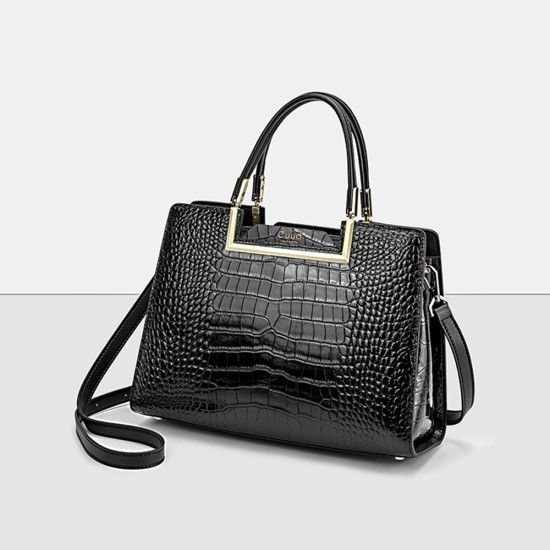 Crocodile patterned crossbody bag - Memoo.com