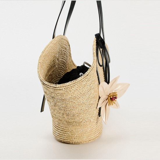 Grass woven womens tote bag - Memoo.com