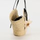 Grass woven women's tote bag