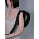 Cross-body armpit adjustable soft sculptural cowhide