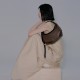 Cross-body armpit adjustable soft sculptural cowhide - Memoo.com