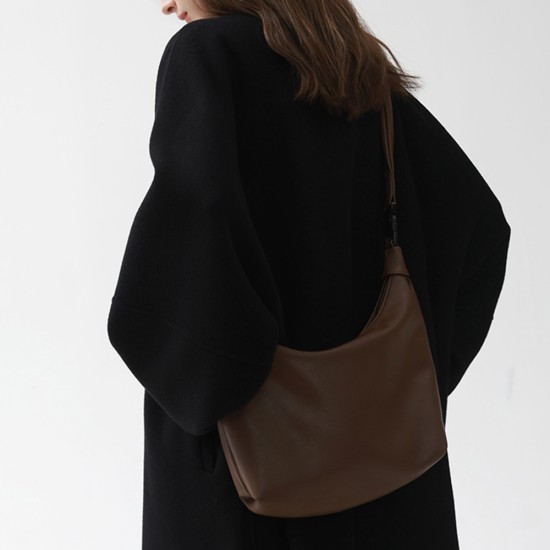 French lazy handbag, one-shoulder crossbody bag, cloud bag, dumpling bag - Memoo.com