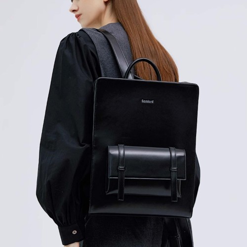 marc jacobs black leather bag