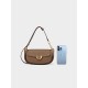 Disona womens bag, leather crossbody bag, armpit bag, vintage saddle bag - Memoo.com