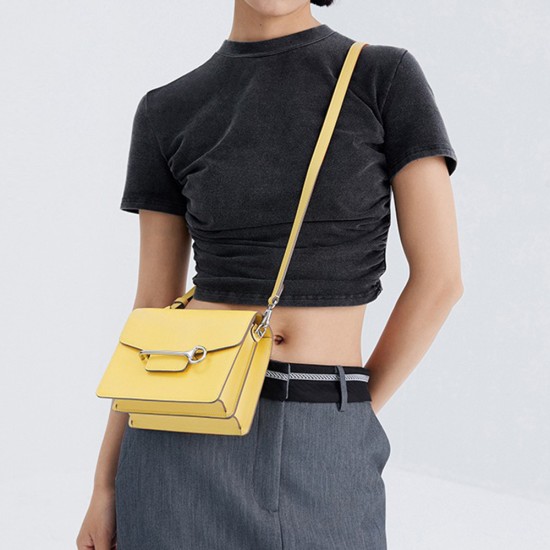 Disana womens bag KEY series new tofu bag shoulder crossbody bag high-quality small square bag - Memoo.com