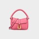 Women's bag, soft leather hand-held cross-body leather shoulder small square bag