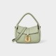 Women's bag, soft leather hand-held cross-body leather shoulder small square bag