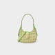 Class one-shoulder crossbody bag, woven bag, armpit crescent bag