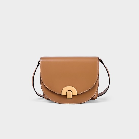 One-shoulder, cross-body bag, armpit small square bag, commuter semi-round saddle bag - Memoo.com