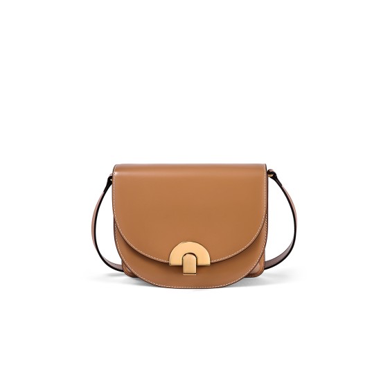 One-shoulder, cross-body bag, armpit small square bag, commuter semi-round saddle bag - Memoo.com