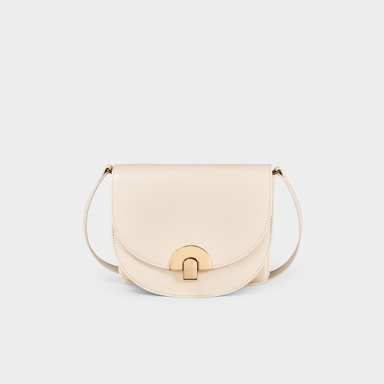 One-shoulder, cross-body bag, armpit small square bag, commuter semi-round saddle bag - Memoo.com