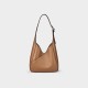 Portable shoulder bag, niche design bag, leather commuter bag, armpit bag - Memoo.com