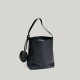 Leather bucket bag tote shoulder armpit commuter bag