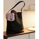 Leather bucket bag tote shoulder armpit commuter bag