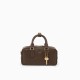 Soft top leather handbag, cross-body pillow small square bag - Memoo.com