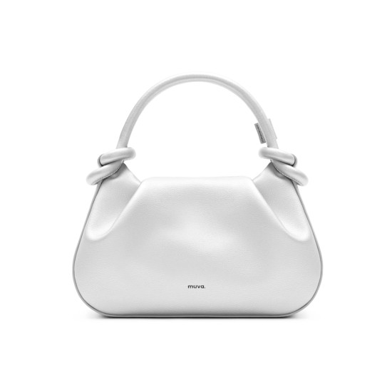 The small handbag can be worn cross-body in leather - Memoo.com