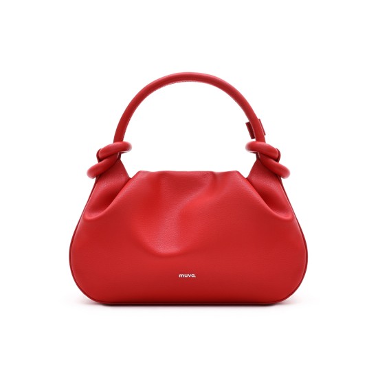 The small handbag can be worn cross-body in leather - Memoo.com