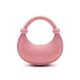 Summer handbag, womens red small bag, leather crescent bag, crossbody bag - Memoo.com