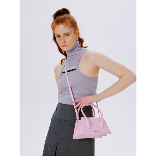 Pink versatile handbag cross-body bag - Memoo.com