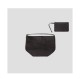 Cowhide fleece one-shoulder diagonal black tote bag for women - Memoo.com