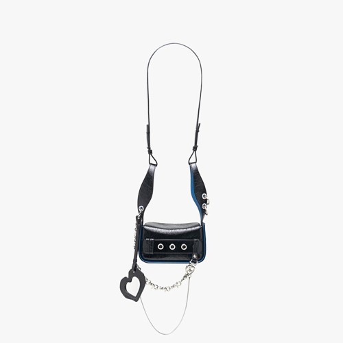 triple compartment crossbody bag