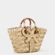 Woven butterfly basket tote casual womens beach bag - Memoo.com