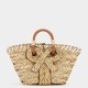 Woven butterfly basket tote casual womens beach bag - Memoo.com