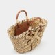 Woven butterfly basket tote casual womens beach bag - Memoo.com