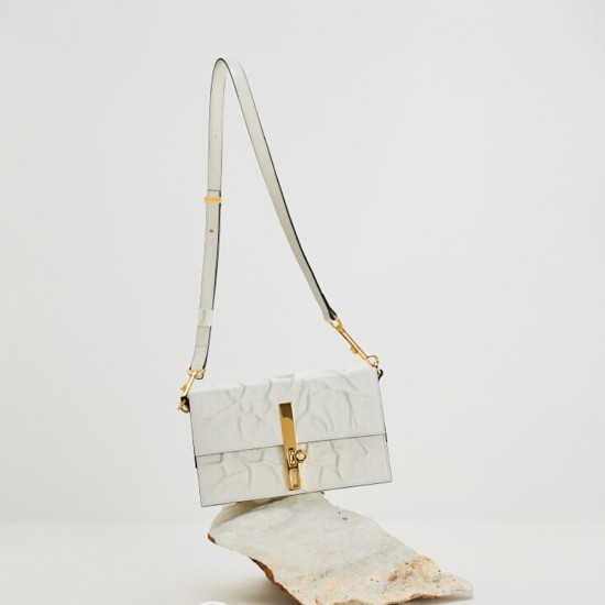 Leather crossbody bag square box bag woman - Memoo.com