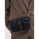 Leather crossbody bag square box bag woman - Memoo.com